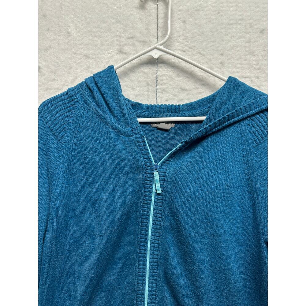 Eddie Bauer Turquoise Full Zip‎ Hoodie - Picture 4 of 10